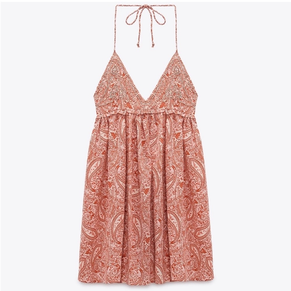 Zara halter dress